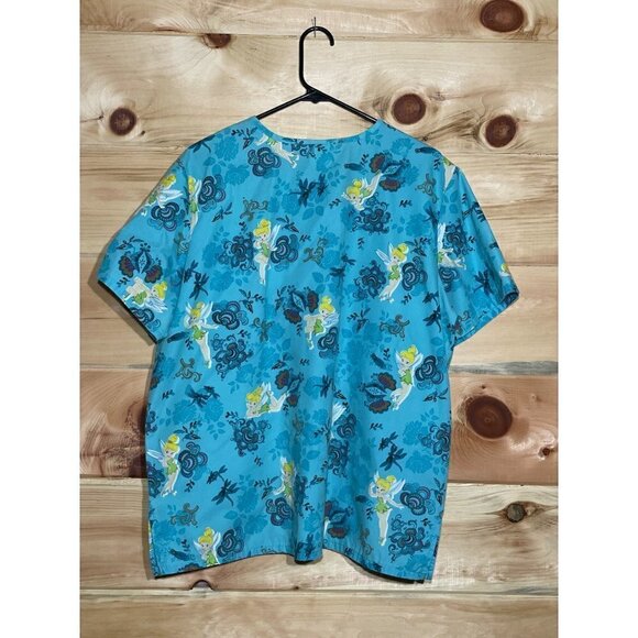 Disney tinker bell scrub top. The wonderful world of Disney: large - Picture 2 of 3